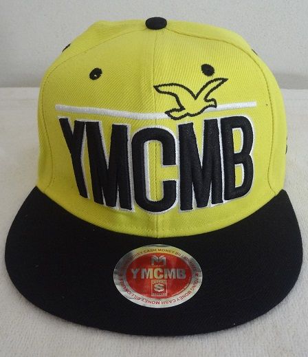 Bone snapback YMCMB yellow/Black