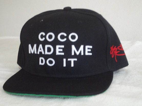 Boné snapback COCO MADE ME DO IT/Black
