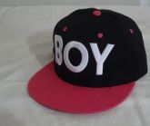 Bone snapback BOY Black/Rose